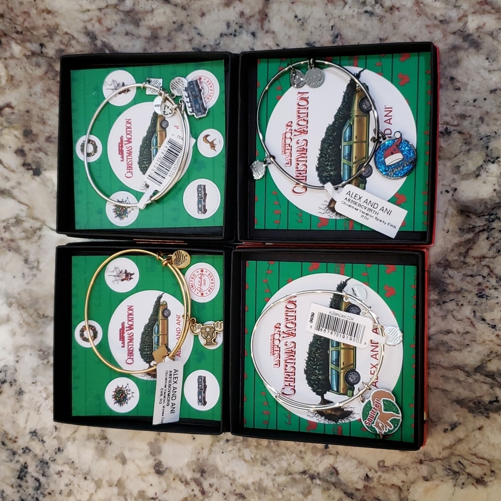NIB Alex and Ani Christmas Vacation Bundle